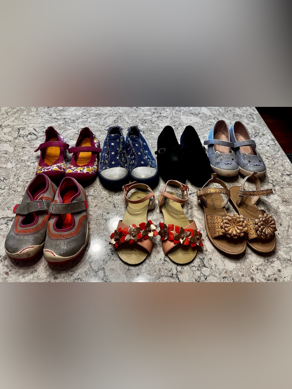 A lot of size 11 shoes. GUC